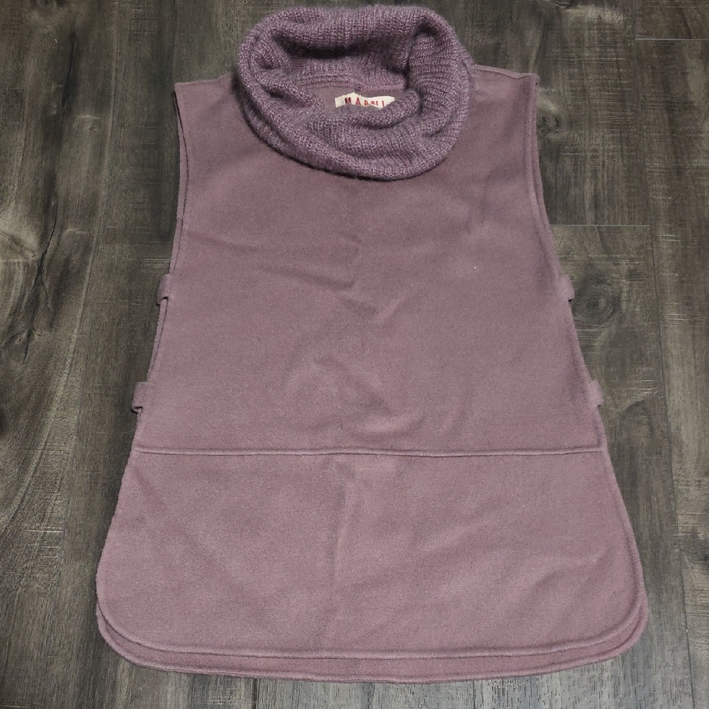 Marni Mauve Sleeveless Cowl Neck Top
